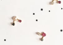 Zodiac 3 stones pierce