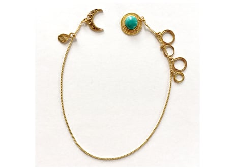 Saturn 1stone bracelate/Tourqouise