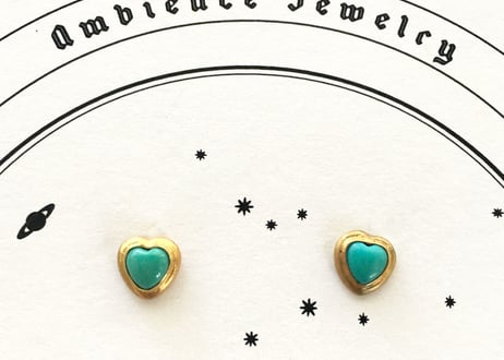 Open your heart Pierce / sky blue Tourqouise