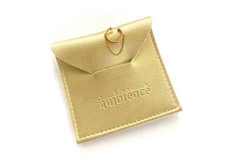 Golden link ear cuff