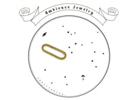 Golden Flat chain Ring