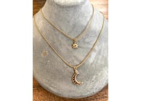 Urban glow code Gold / Star and moon charm