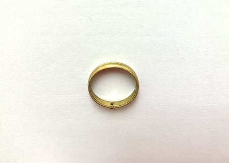 Simple gold rusty ring