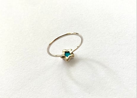 Star cut Tourqouise / silver
