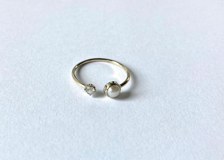 Snow White pearl Ring