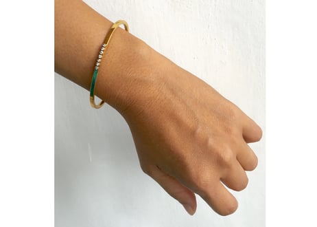 7 gems Bracelate / white zircon