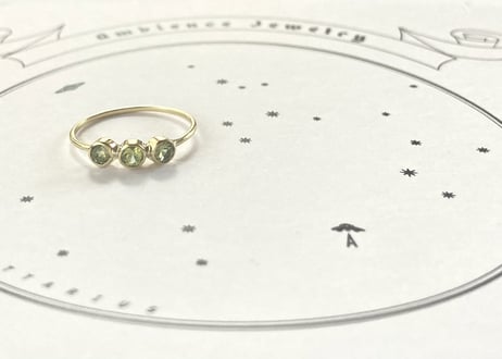 3stone Ring / Peridot