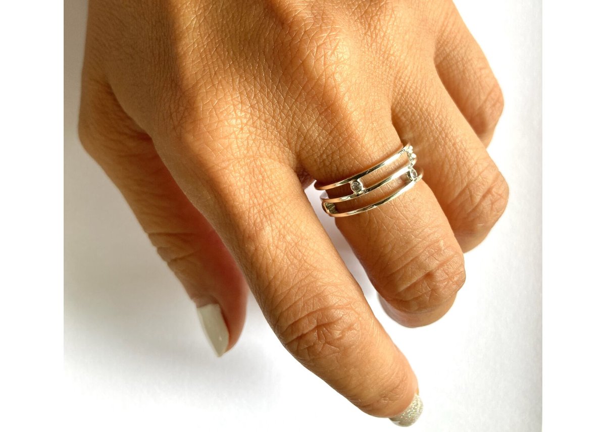 Planet edge ring | Ambiencejewelry