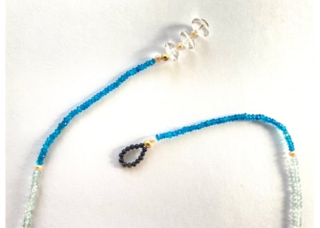 Summer light blue / One kind necklace