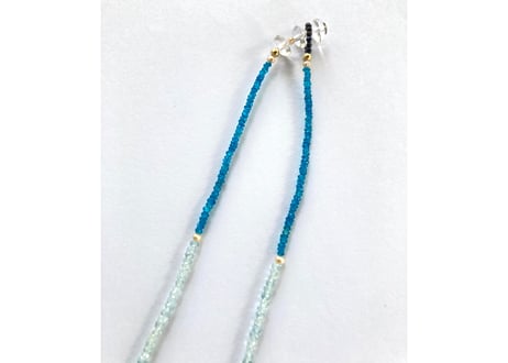 Summer light blue / One kind necklace