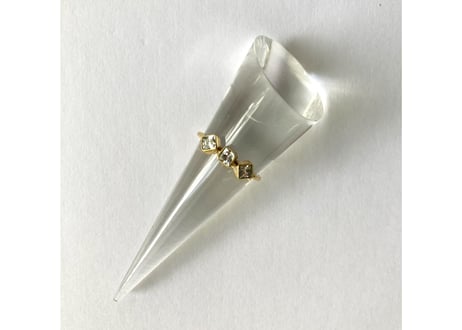 Life goes on Ring / 3 stone white