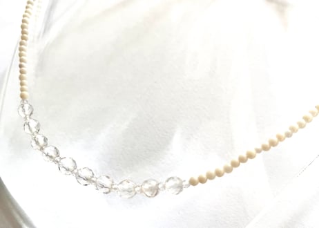 Crystal blossom / One kind necklace