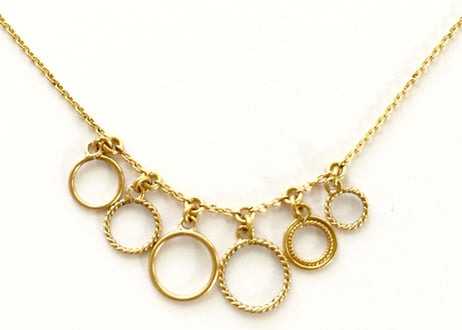 Orbit necklace / just gold