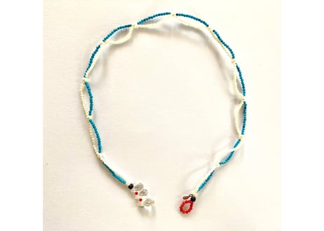 Seashell stroll / beads necklace