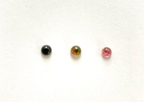 One Kind 1stone sun moon necklace / Yellow tourmaline