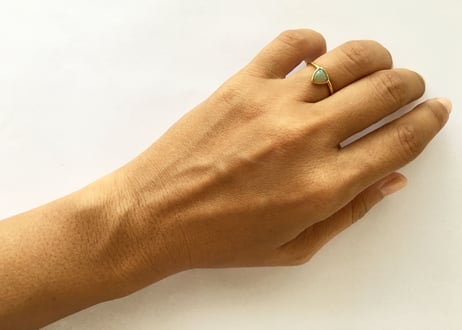 Triangle Opal / ring
