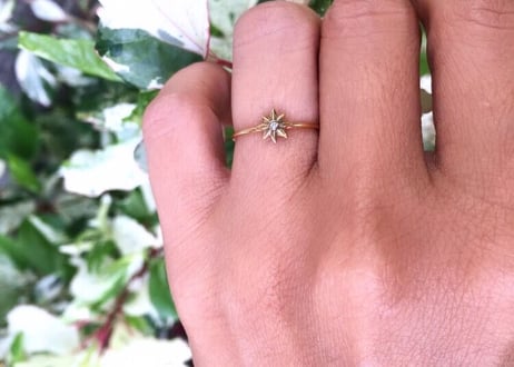 Tiny juicy ring / 1 Star diamond
