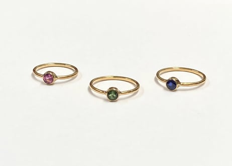1stone ring / Thin