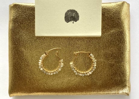 Rough Diamond hoops S