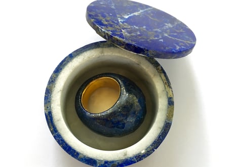 Hand cut One of a kind Ring / Lapis Lazulih