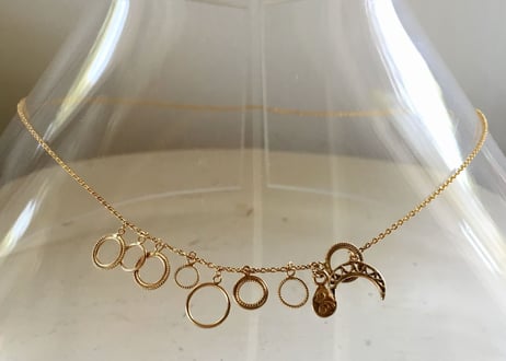 Orbit necklace / just gold