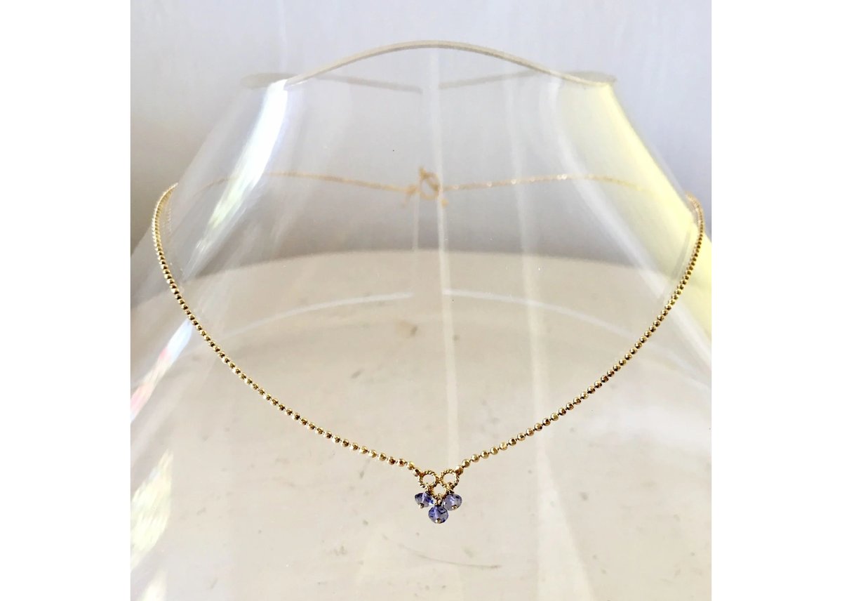 Iolite necklace | Ambiencejewelry