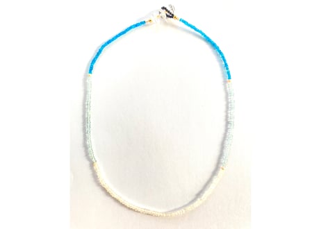 Summer light blue / One kind necklace