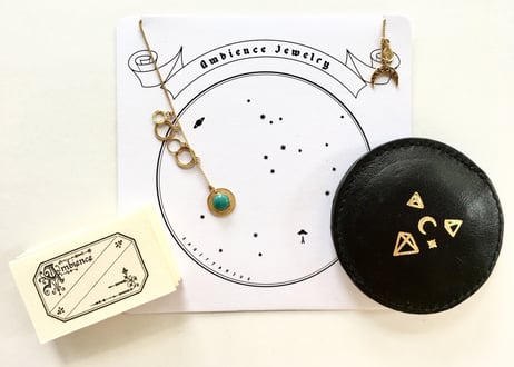 Saturn 1stone bracelate/Tourqouise