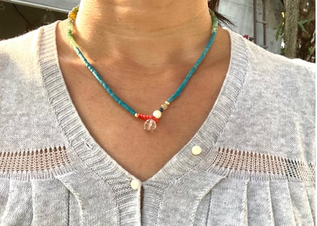 Green spectrum / One kind necklace