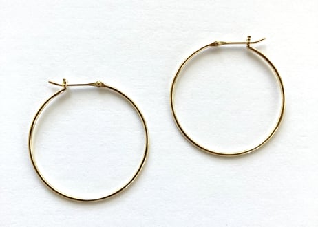 Golden hoop / circle medium