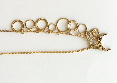 Orbit necklace / just gold