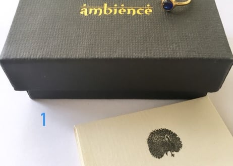 Ear cuff / Blue sapphire