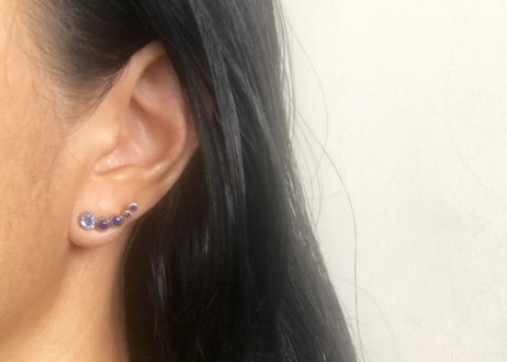 5 Raindrops Pierce / Blue