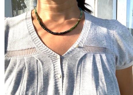 Green spectrum / One kind necklace