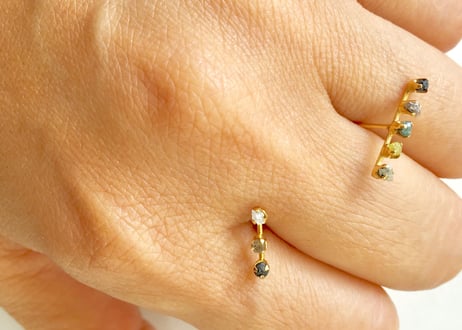Stardust 3 rough diamonds