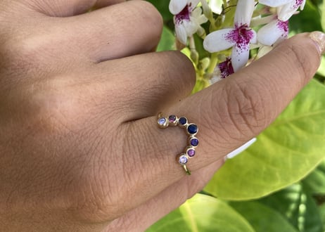 Rainbow Ring / Blue