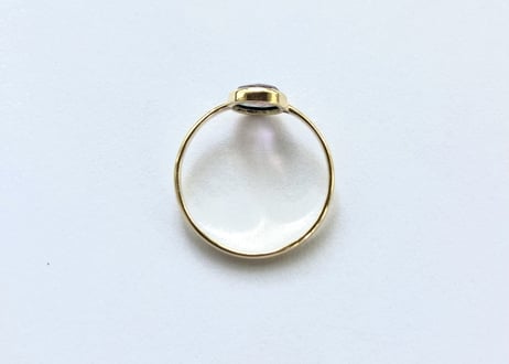 Watermelon tourmaline ring