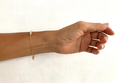 Swinging bracelate / Rainbow moonstone