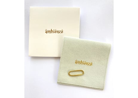 Golden Flat chain Ring