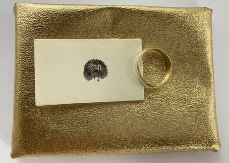 Circle &Twist ring / Yellow gold