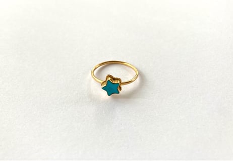Star cut Tourqouise / Gold