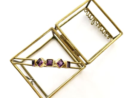 Life goes on Ring / Amethyst