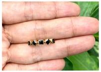 Life goes on Ring / 5 stone Black