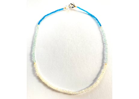 Summer light blue / One kind necklace