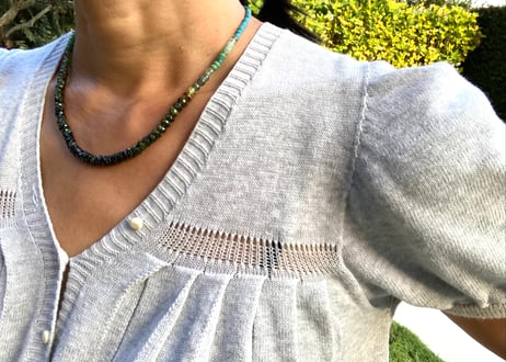 Green spectrum / One kind necklace