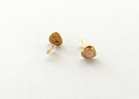 Open your heart Pierce / Rhodocrocite pink