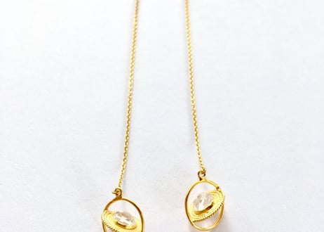 Saturn chain pierce / crystal