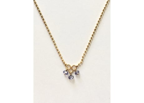 Iolite necklace