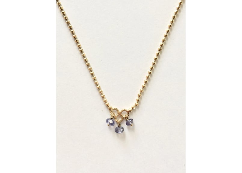 Iolite necklace | Ambiencejewelry