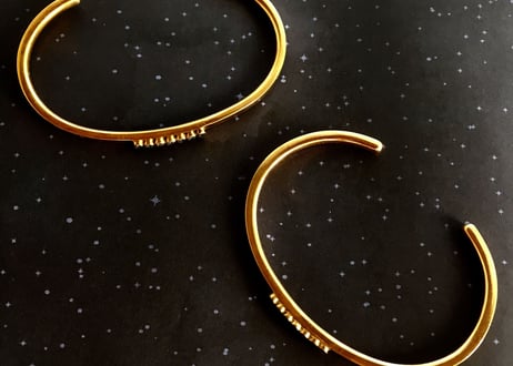 7 gems Bracelate / Black zircon